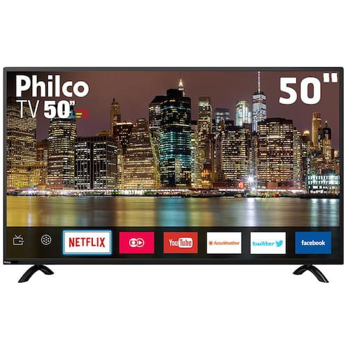 imagem-Smart TV LED 50" Full HD Philco PTV50E60SN com Netflix, Midiacast, Dolby Audio, Processador Dual Core, HDMI e USB