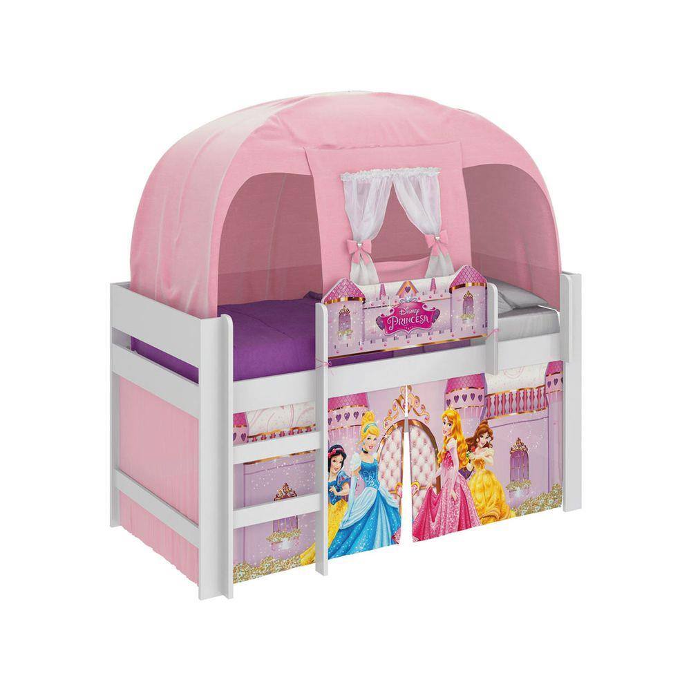 Mini Cama Infantil Barbie Dreamtopia 7A Rosa Pura Magia