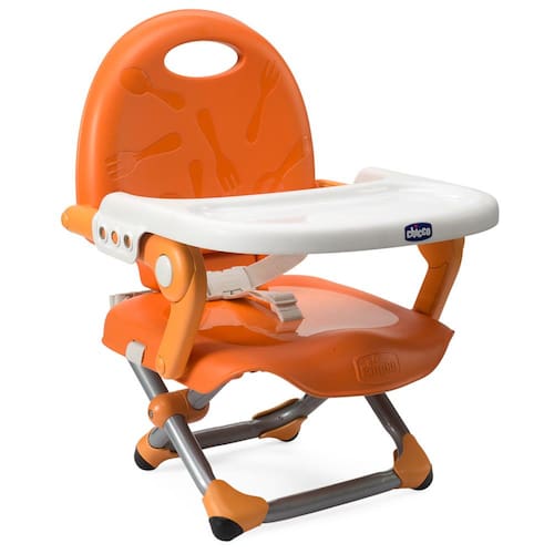 Menor preço em Assento Elevatório para Refeição Chicco Pocket Snack - 0 a 15kg - Laranja