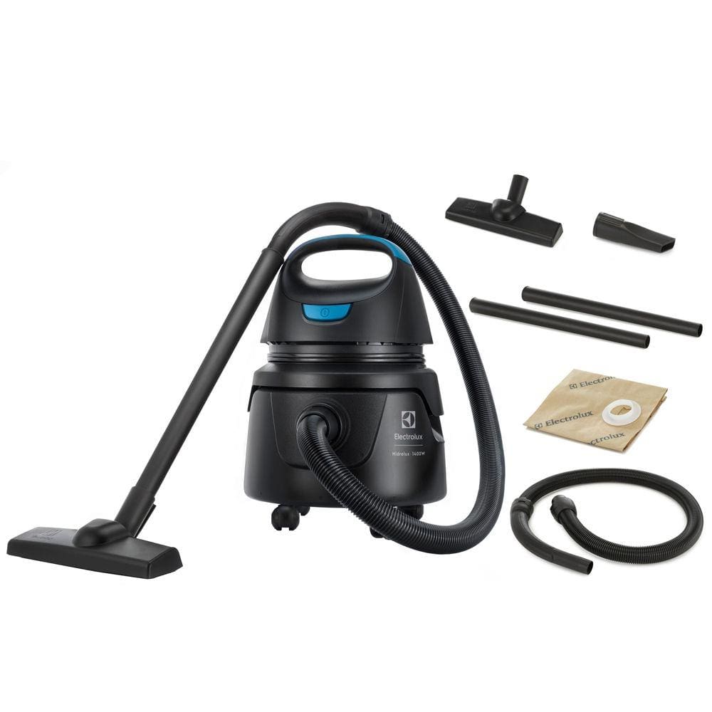 Aspirador Pó e Água Electrolux Hidrolux AWD01 1400W 5L com Acessórios Preto - 220V