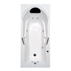 Banheira Hidromassagem Astra Capri Super Luxo 170cmx80cmx43cm - 04 Jatos Acrílico P1 Com Aquecedor 220V