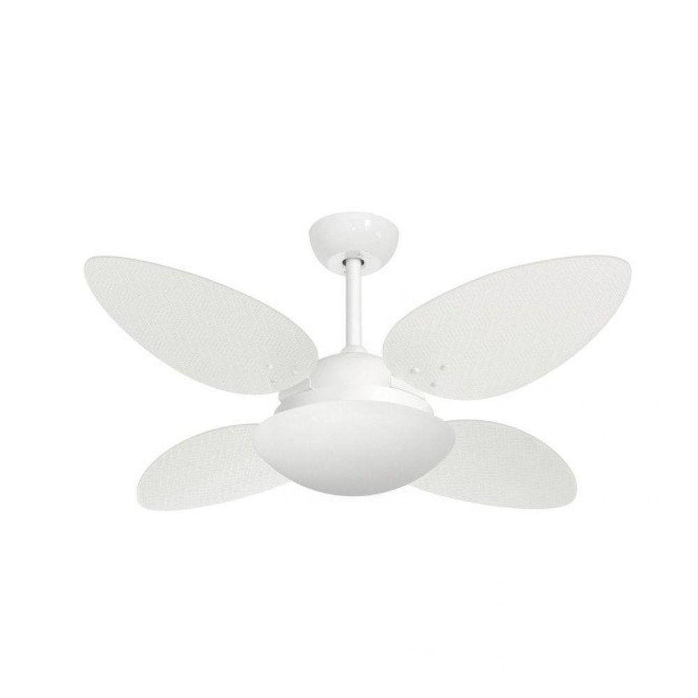 Ventilador de Teto Volare Premium VR42 Pétalo Palmae Branco