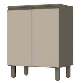 Balcão de Cozinha sem Tampo 2 Portas 60cm Connect Henn Duna/Cristal