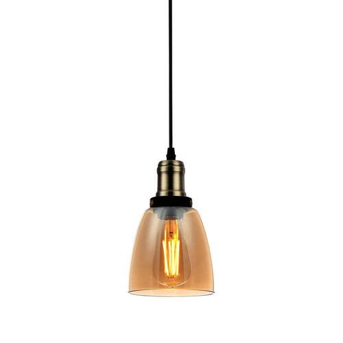 Pendente Vintage Vidro Oval Dome Blumenau Bege Menor preço em Pendente Vintage Vidro Oval Dome Blumenau Bege