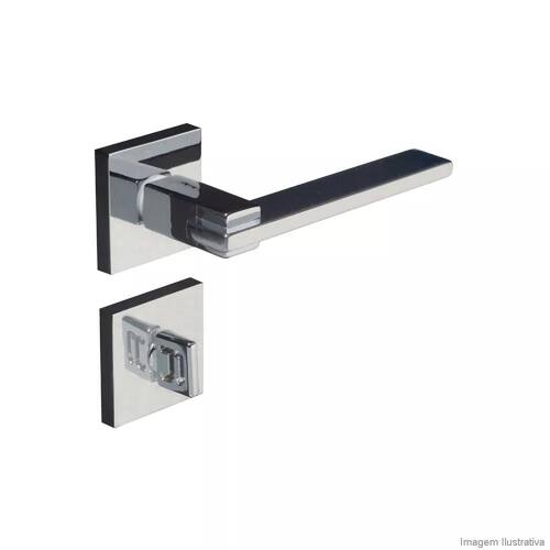 Fechadura para Banheiro Aço Zamac ina 221-90 com Espelho Pado Cromado Menor preço em Fechadura para Banheiro Aço Zamac ina 221-90 com Espelho Pado Cromado
