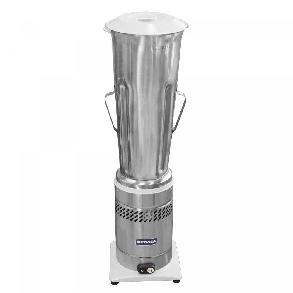Liquidificador Industrial Baixa Rotação LQL 368W 10L Metvisa 127V Prata