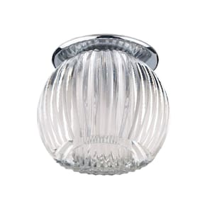 Spot Embutir Redondo Cristal 7,5cmx9cm 40W G9 Bella Iluminação Bivolt - caixa com 3 Unidade - Cromado