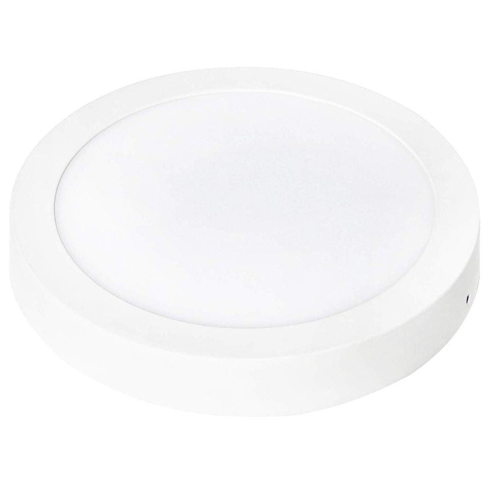 Plafon Led Redondo de Alumínio Smart 4cmx40cm Bella Iluminação 30W Branco