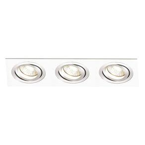 Spot Embutir de Alumínio Ecco 3cmx22cmx7,5cm Bella Iluminação - caixa com 3 Unidade - Branco