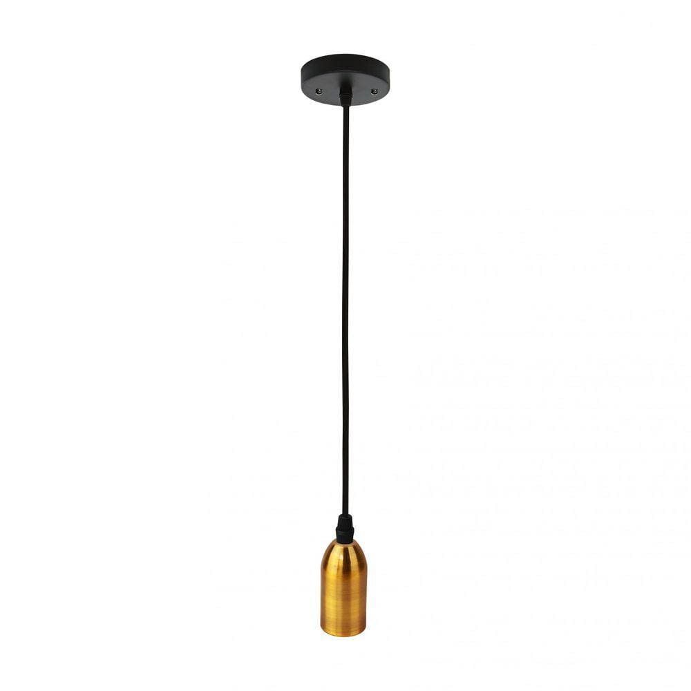 Pendente Metal Vintage Longo Dot Taschibra Dourado