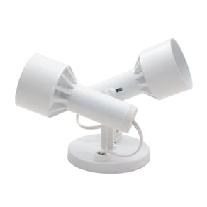 Spot Sobrepor Duplo Luna Auremar Branco