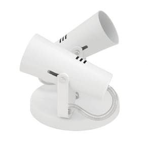 Spot Sobrepor Duplo Focus Auremar Branco