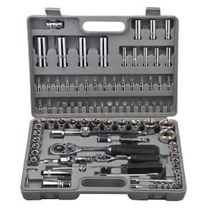 Jogo De Soquetes 94 Peças 1/2 E 1/4 Kit com Maleta Eda - 9RN