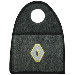 Lixeira Lixinho Automotiva Carro Carpete Bordado Renault para Câmbio Grafite