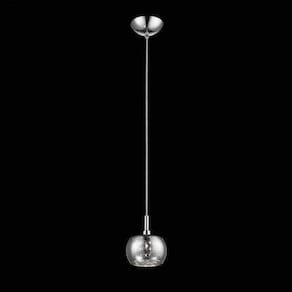 Pendente de Vidro Soho 8cmx12cm Bella Iluminação Transparente
