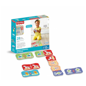 Jogo Dominó Amiguinhos da Floresta Fisher Price 1993.2 Xalingo