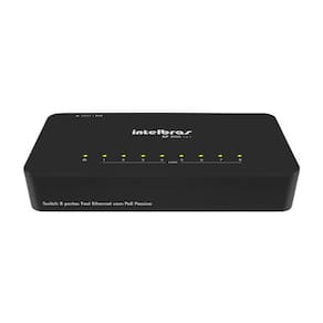 Switch Intelbras Fast Ethernet SF 800 Q 8 portas