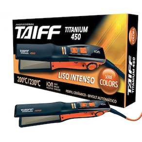 Chapa Taiff Titanium Colors Laranja 450 Bivolt