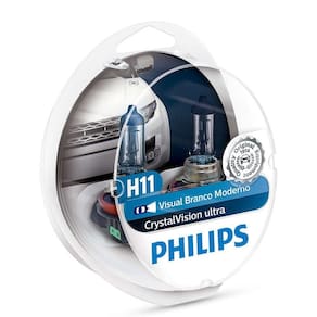 Par Lampada Philips H11 Crystal Vision Ultra 4300k  Pingos