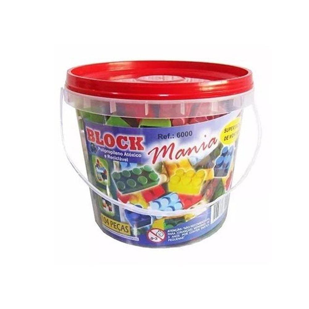 Balde De Blocos De Montar 156 Peças Brinquedo Educativo - TENDMIX COMÉRCIO  ONLINE