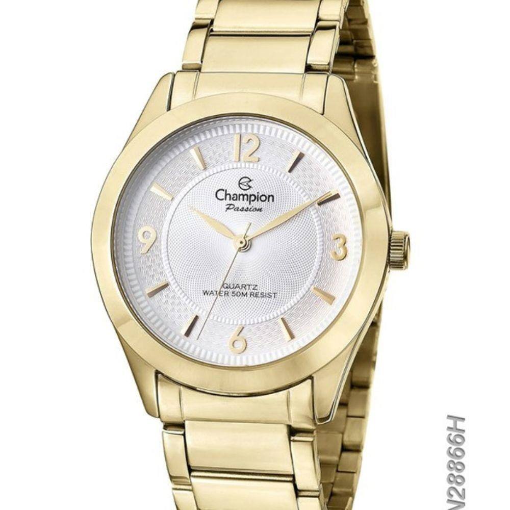Relogio feminino champion analogico social cn29169h dourado | Casas Bahia