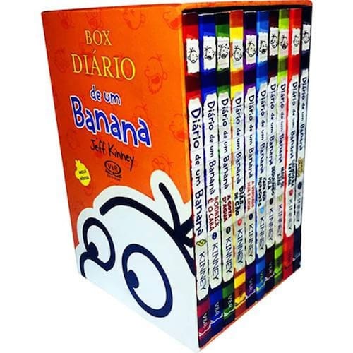 imagem-Box Diário de Um Banana - Caixa com 10 Volumes
