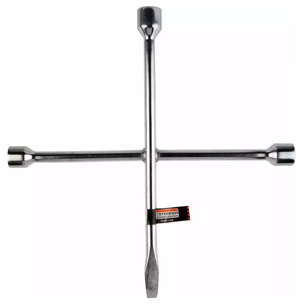 Chave Roda Cruz 3 Bocas E Espatula 17x19x 21mm Starfer