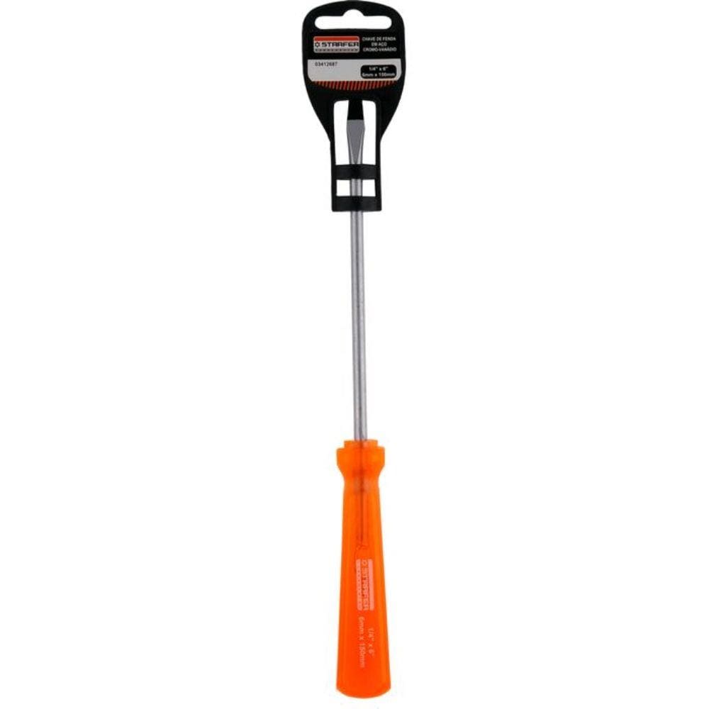 Chave Fenda Profissional Starfer 1/4x6 Pol.