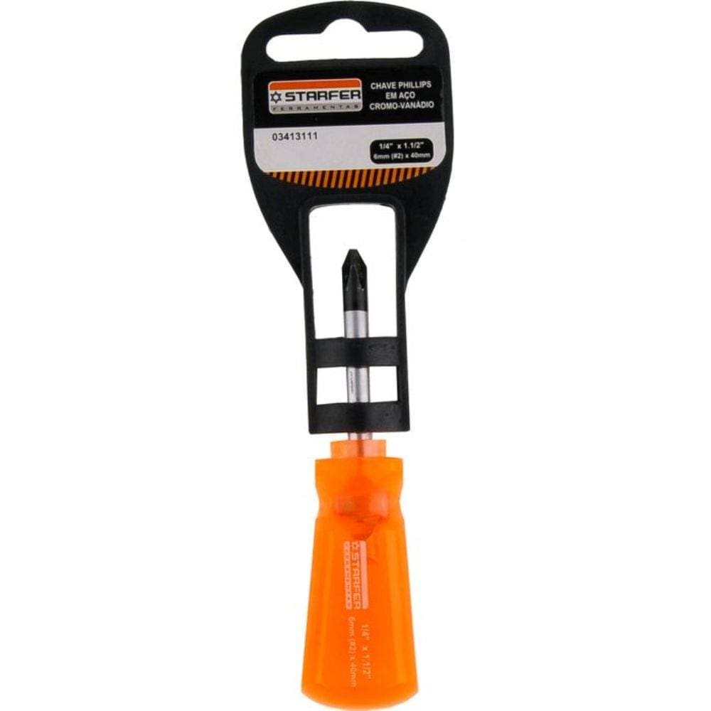 Chave Phillips Toco Profissional Starfer 1/4x1.1/2 Pol.