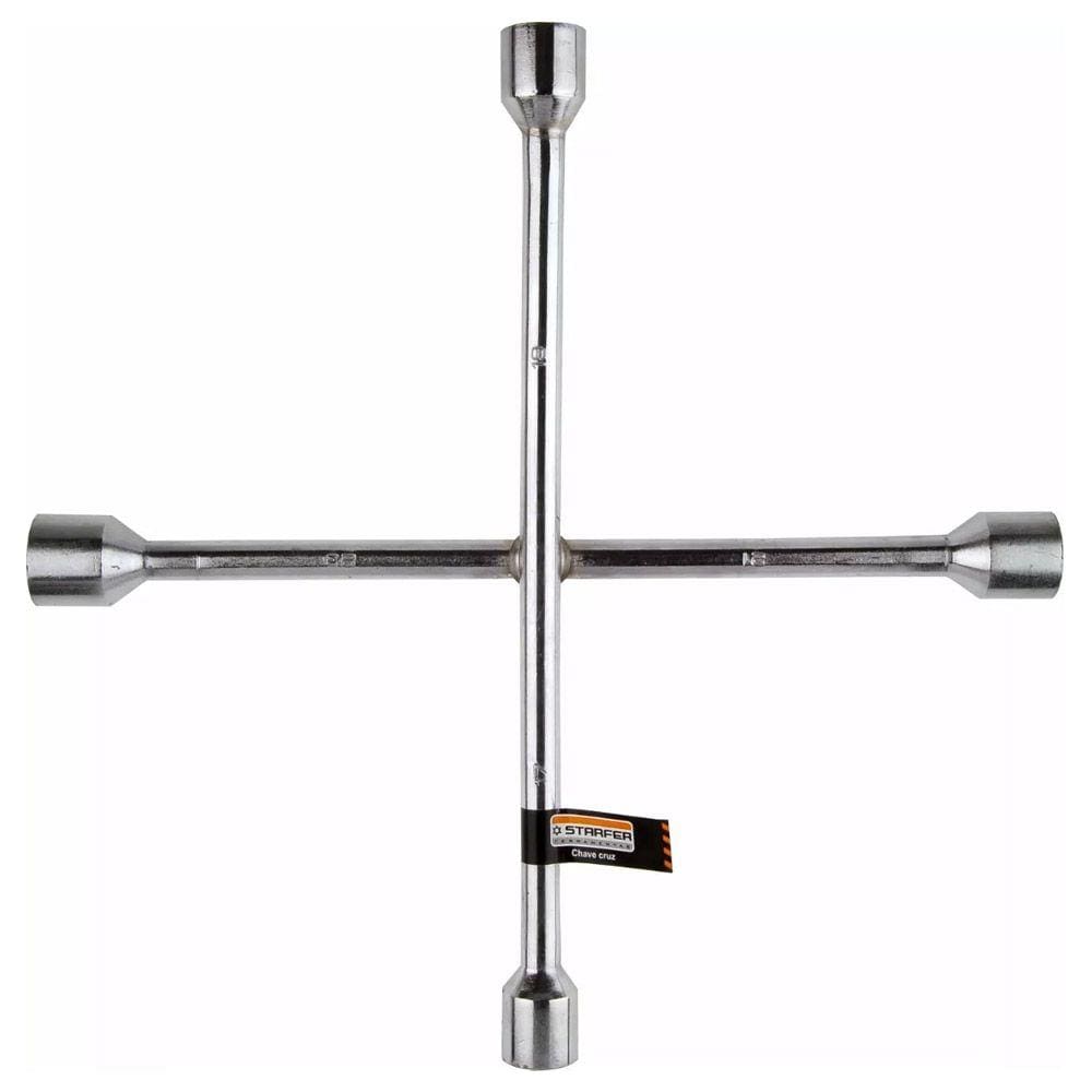 Chave Roda Cruz 4 Bocas 17x19x 21x23mm Profissional Starfer
