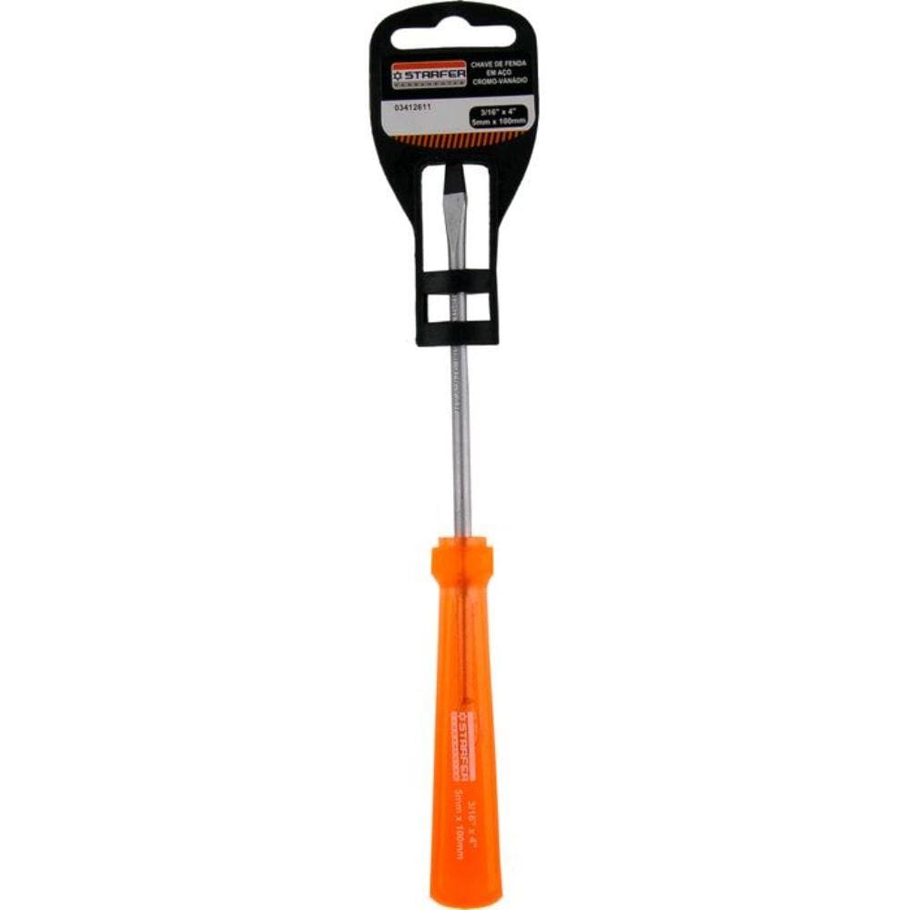 Chave Fenda Profissional Starfer 3/16x4 Pol.