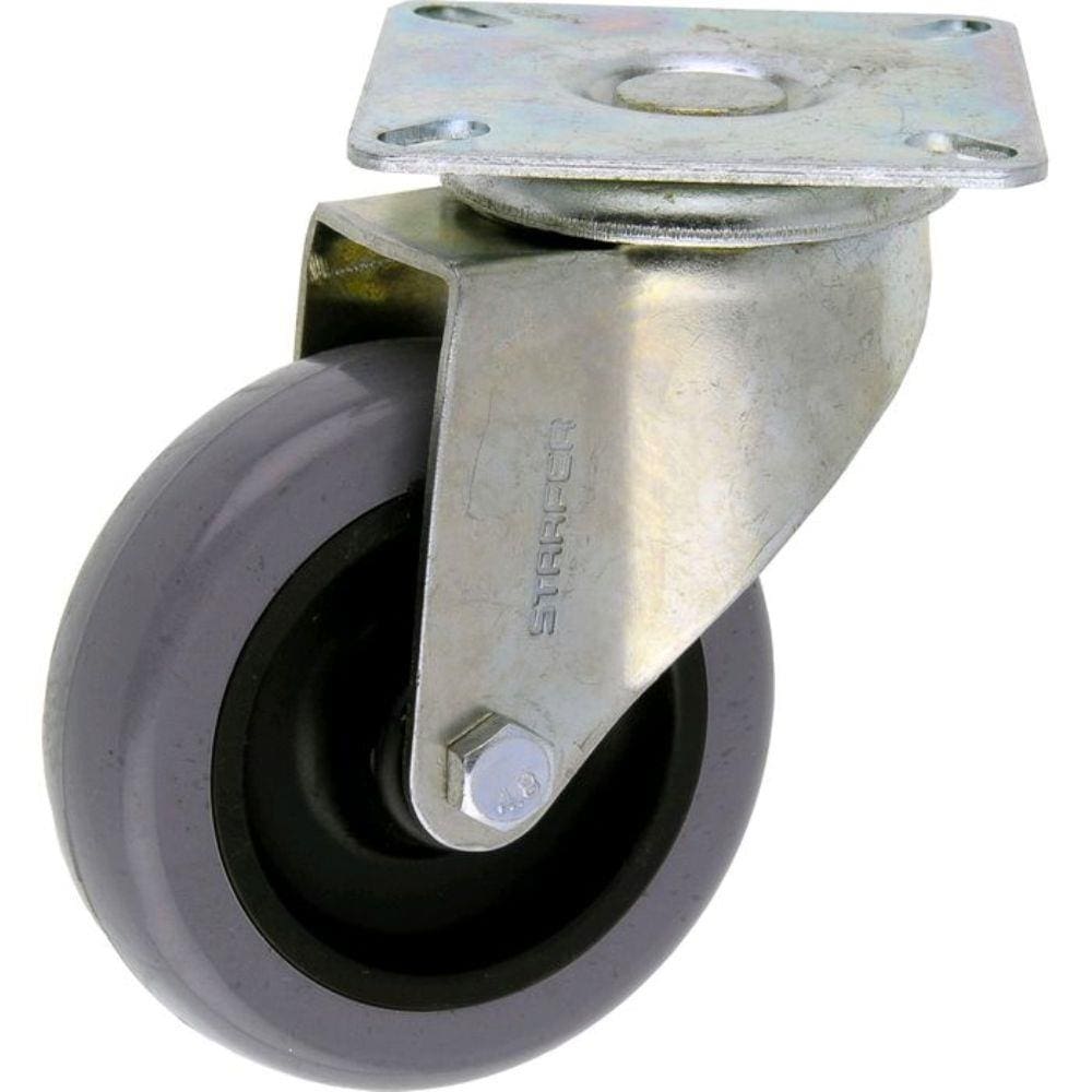 Rodízio Polipropileno Placa Griratoria 2 Pol.starfer 2 Peças