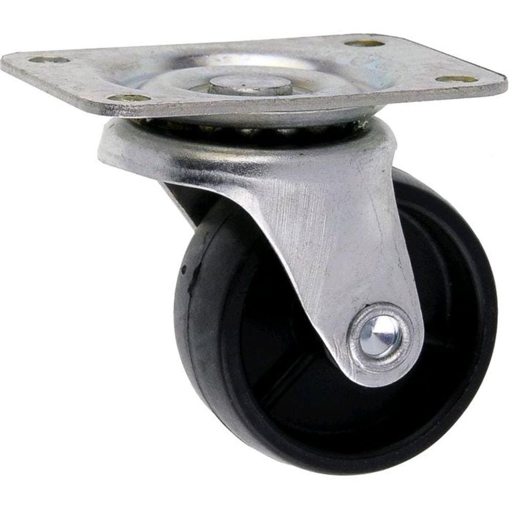 Rodízio Grande Aço Carbono Zincado e Roda 40mm Plástico PVC 35 Peças - STARFER