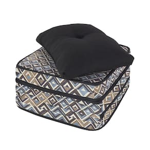 Puff Premium 3 Em 1 Multiuso Suede De Espuma Solteiro Com Almofada Bf Colchões