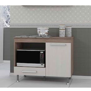 Balcão de Cozinha para Cooktop 1 Gaveta Indekes Salina
