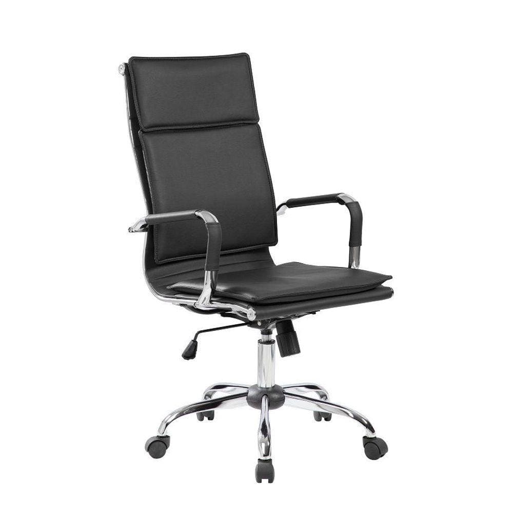 Cadeira Presidente em Couro PU Pel-8003H Design Charles Eames