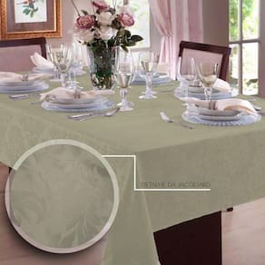 Toalha De Mesa Jacquard 4 Lugares | Admirare