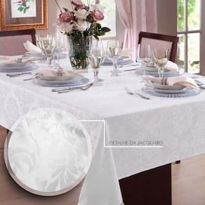 Toalha De Mesa Jacquard 4 Lugares | Admirare