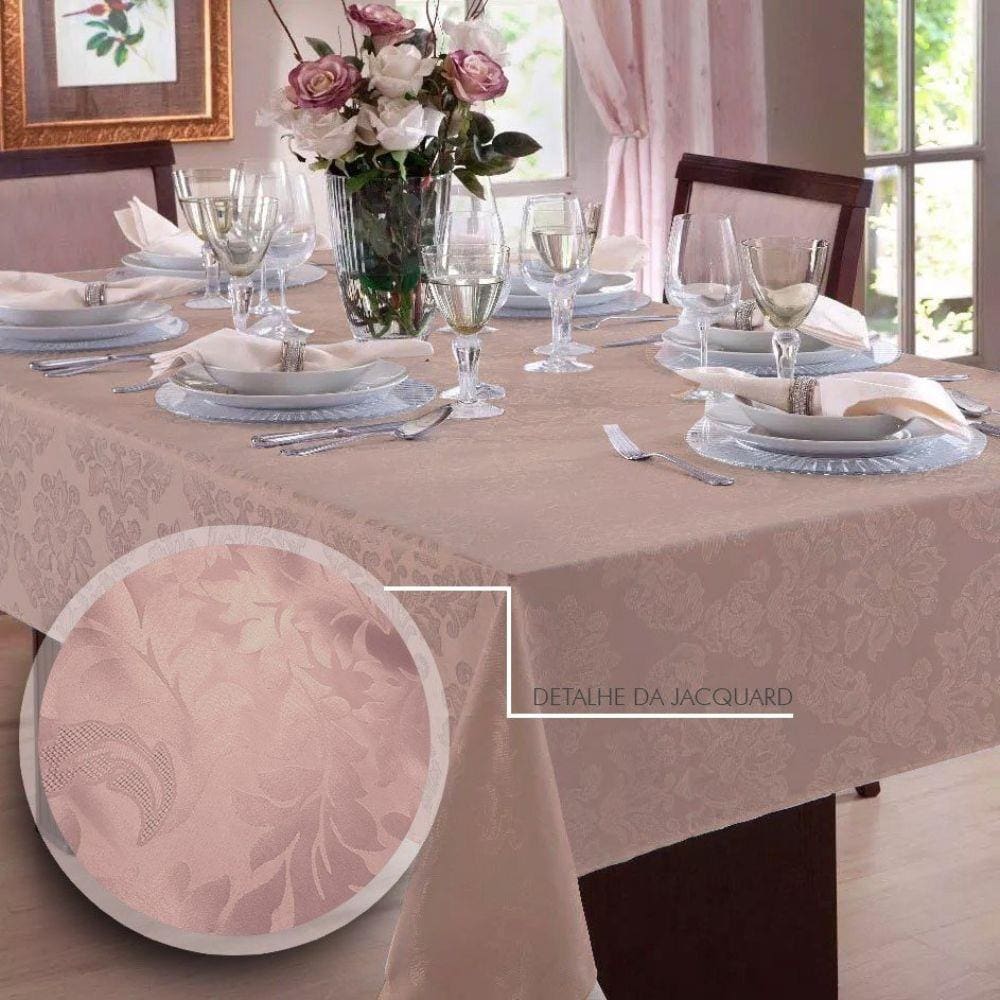 Toalha De Mesa Jacquard 4 Lugares | Admirare