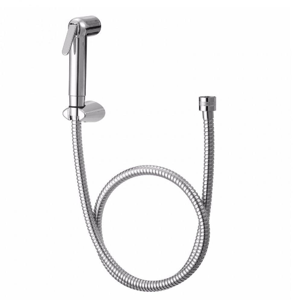 Ligação Flexível com Gatilho para Ducha Higiênica 120cm Meber Metais Cromado
