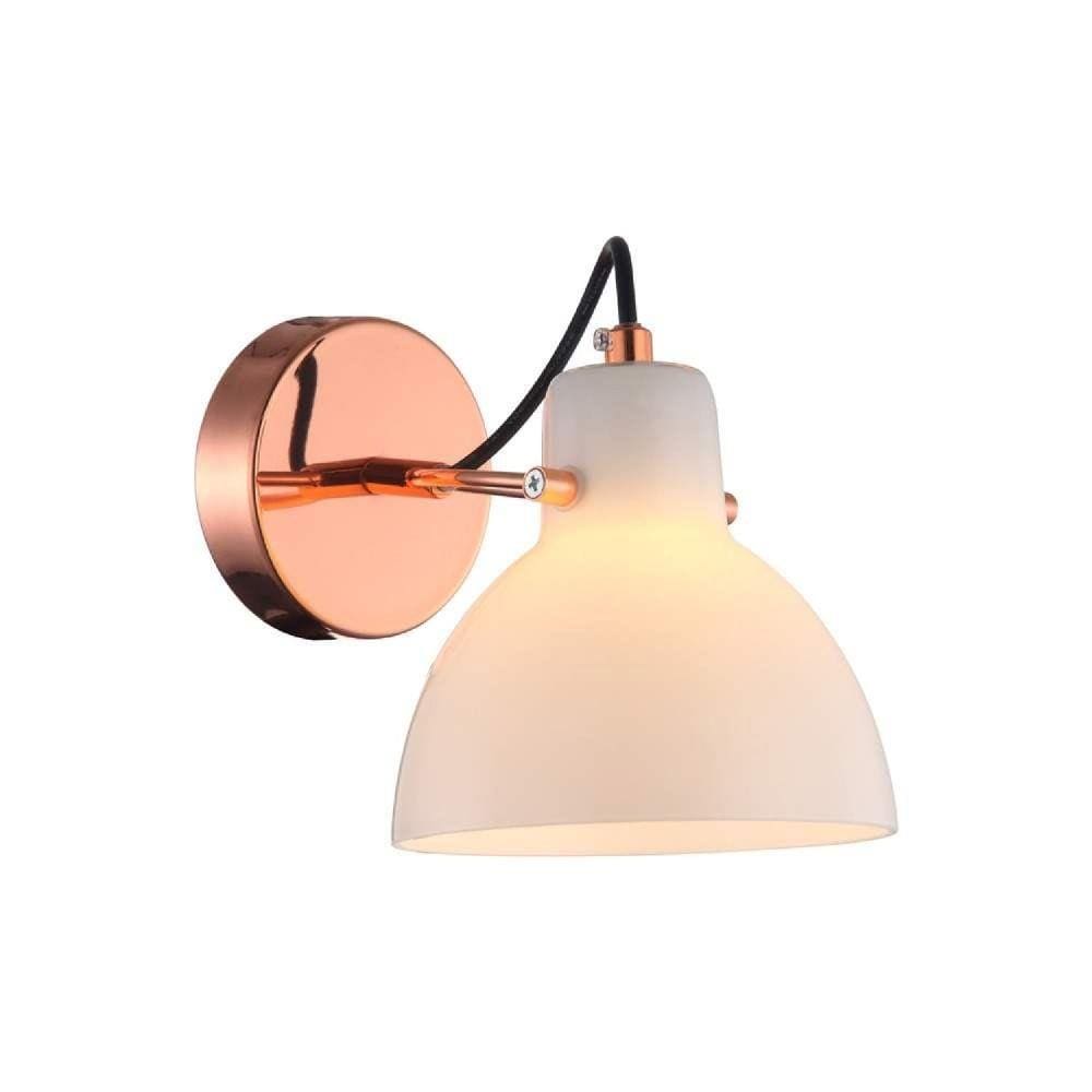 Arandela de Vidro Bar 17cmx14cmx22cm Bella Iluminação Cobre