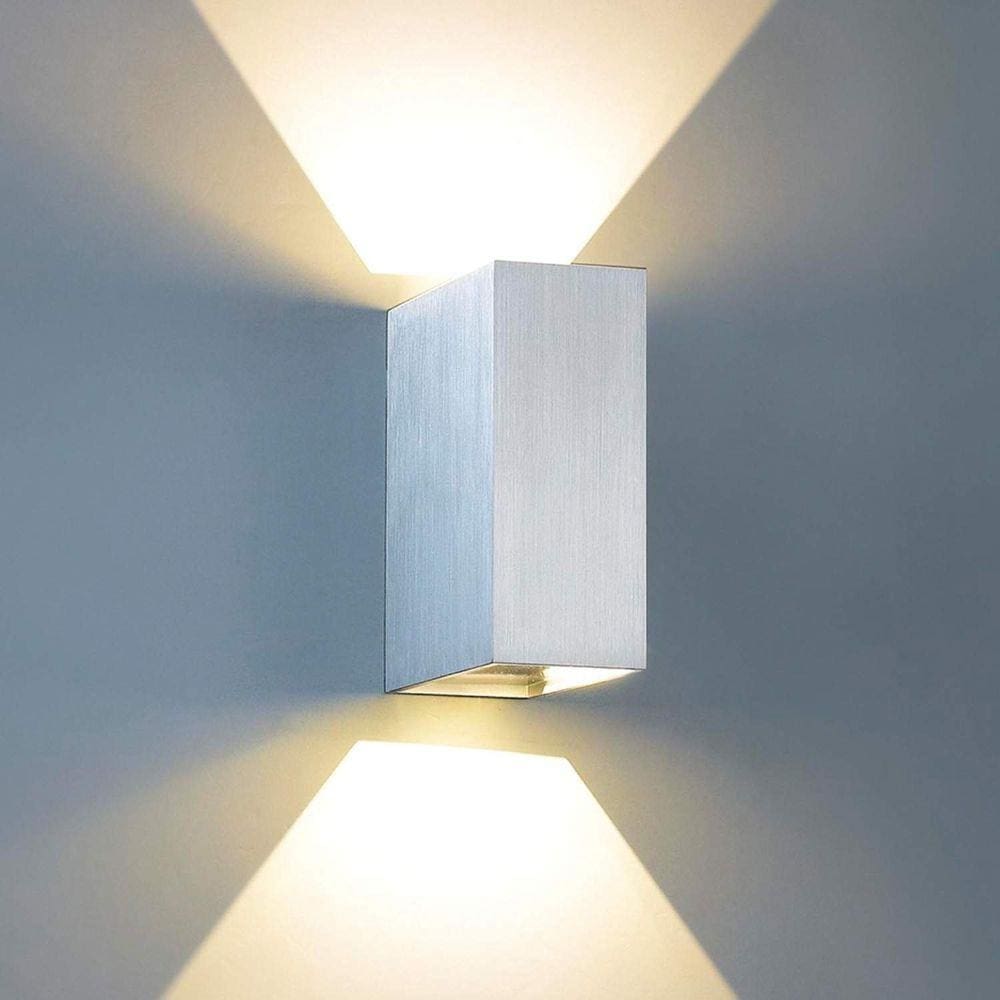 Arandela de Alumínio Brick 10cmx5cmx12cm Bella Iluminação Branco