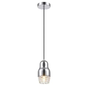 Pendente Para Mesa De Centro Cromado Pe-037/1.10C 1Xg9 10Cm