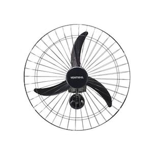 Ventilador de Parede Oscilante Ventisol Preto 60 cm Bivolt