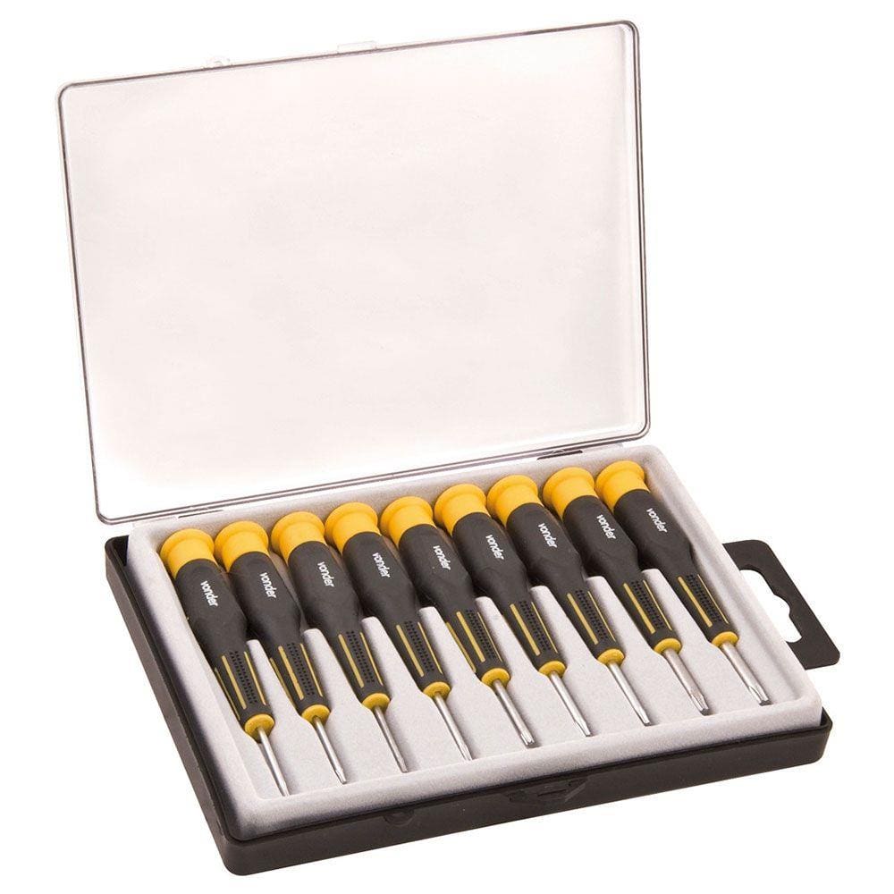 Jogo de Chave Torx Precisão T04-T20 Aço Carbono com 9 Peças - Vonder