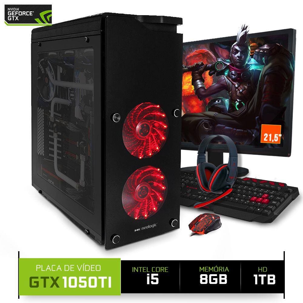 Pc gamer completo  Black Friday Casas Bahia