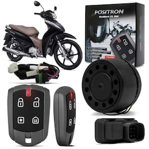 Alarme Moto Pósitron DuoBlock Fx G8 Honda Biz 125 2018 2019 Função Presença
