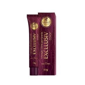 Coloração Creme Permanente Excllusiv Haskell 50g louro médio Cobre intenso 7.44 - 50 gr
