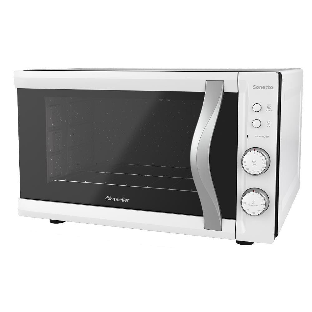 Forno Elétrico Mueller Sonetto 44L com Timer - Branco - 110V