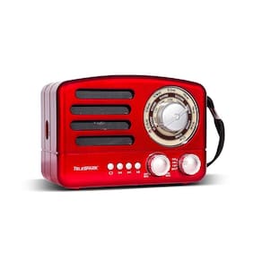 Rádio Portátil MP3 Telespark Rodstar Vermelho